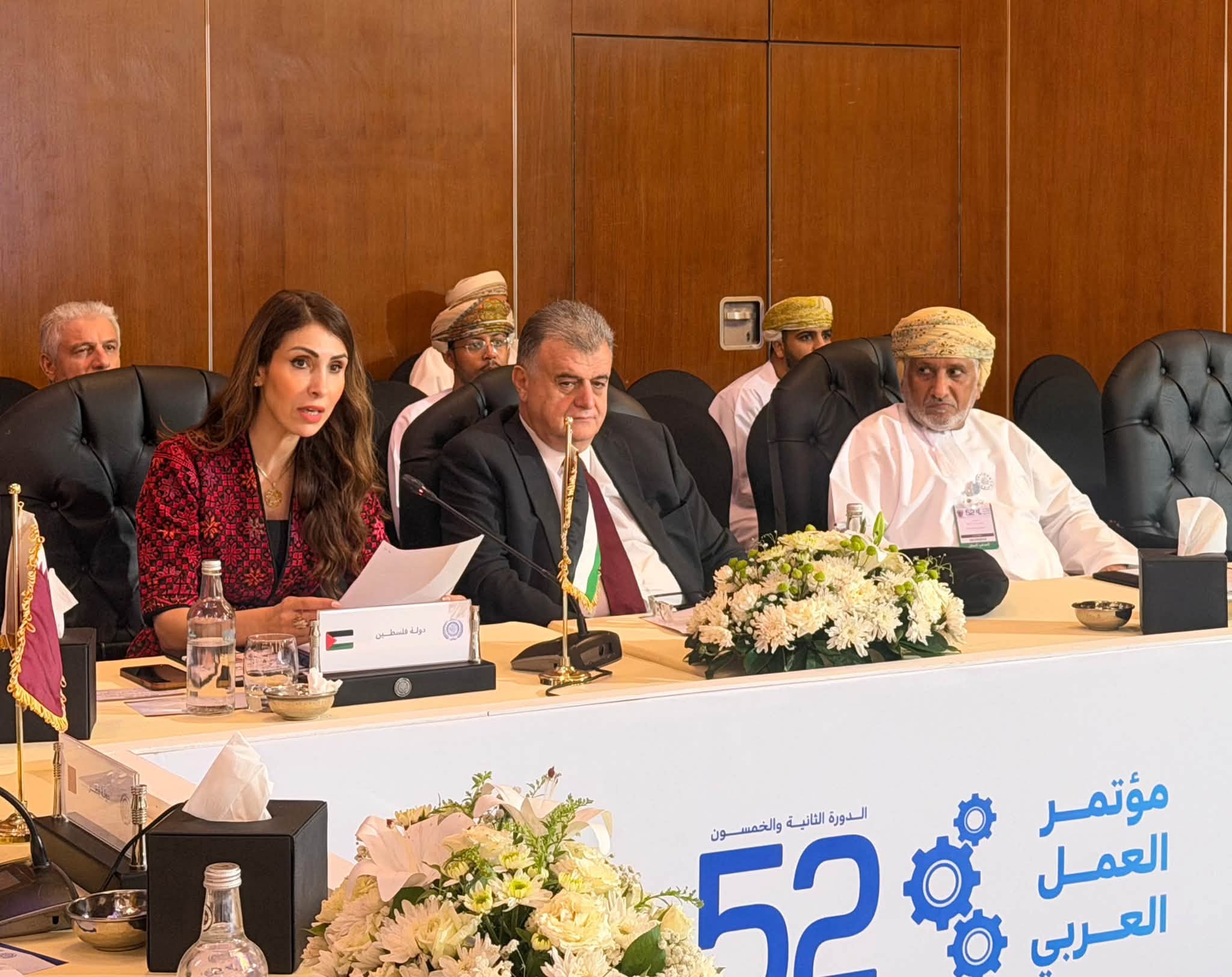 وزيرة العمل في مؤتمر العمل العربي الـ52: أكثر من 200 ألف عامل فلسطيني محرومون من العمل ومعدلات البطالة تصل إلى 49%